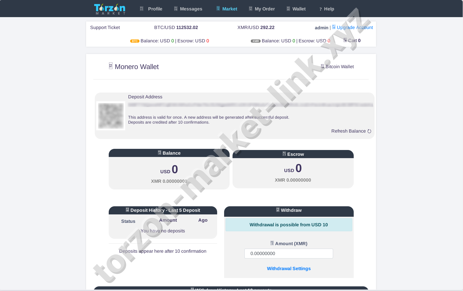 Torzon Darknet Monero Wallet 2025